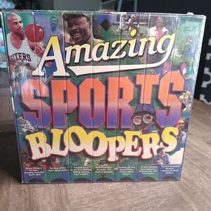 Sealed Amazing Sports Bloopers 1996 7 VHS Video Set Basketball Baseball Football